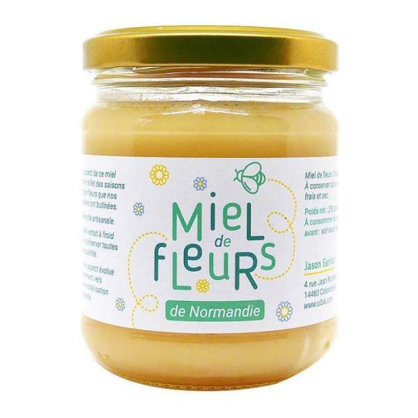 Miel de fleurs de Normandie Uibie 250g