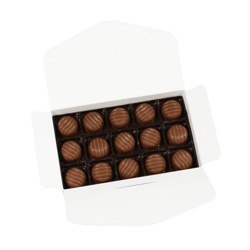 Bouchées caramel et chocolat au lait 33% 140g - Chevaliers d'Argouges