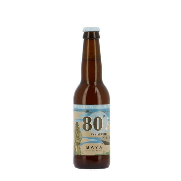 Bière Blonde 80 ans du débarquement D-Day 33cl 4,3% Baya Brasserie à Bayeux