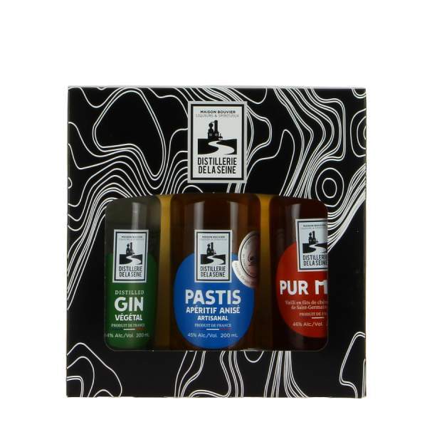 Coffret découverte La distillerie de la Seine 3x20cl