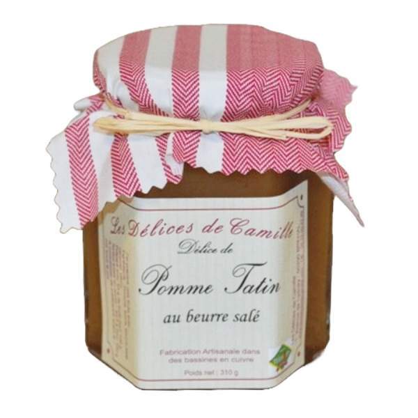 Confiture de Pomme au beurre salé 310g Les délices de Camille