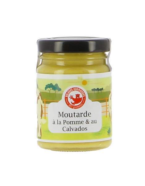 Moutarde à la pomme et au Calvados Balades Normandes 100g