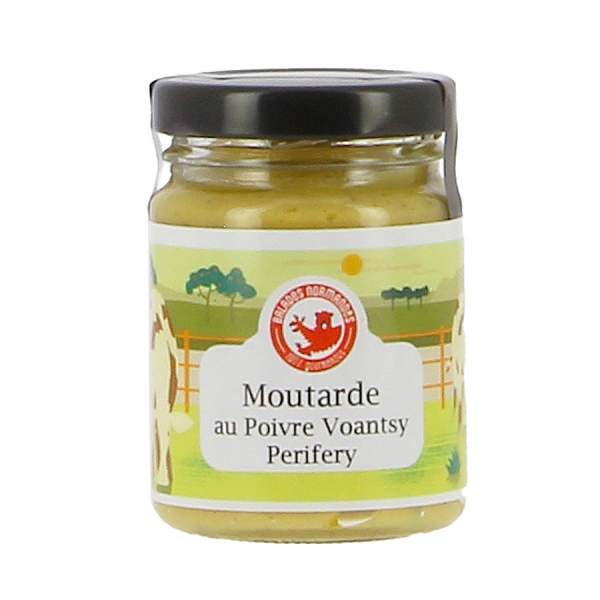 Moutarde au Poivre Voantsy Perifery Balades Normandes 100g