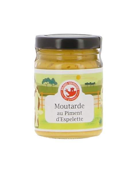 Moutarde au Piment d'Espelette Balades Normandes 100g