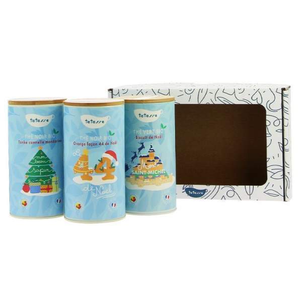 Lot de 3 thés normands de Noël Tatasse 3x100g