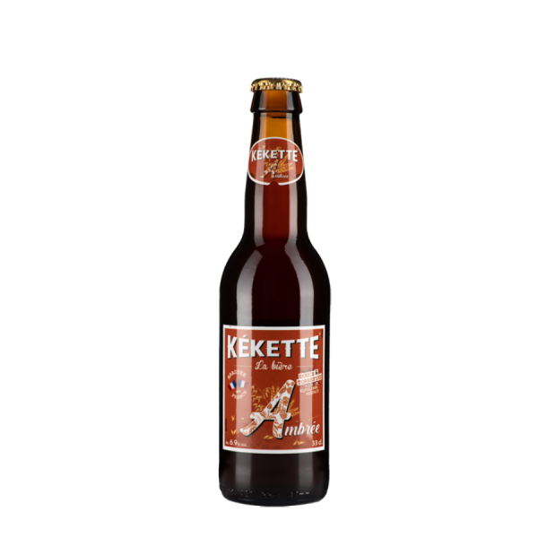 Kékette bière ambrée 6.9° 33cl par 6