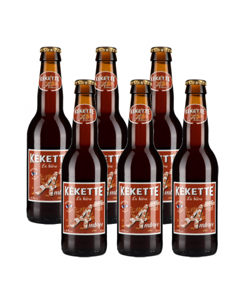 Kékette bière ambrée 6.9° 33cl par 6