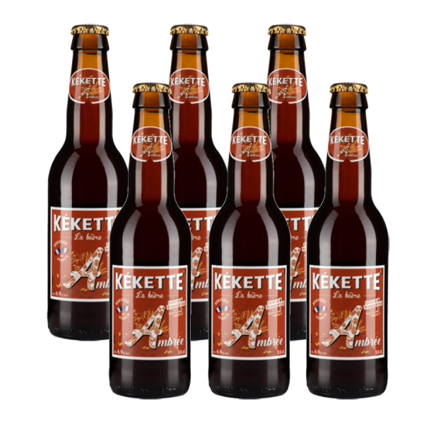 Kékette bière ambrée 6.9° 33cl par 6