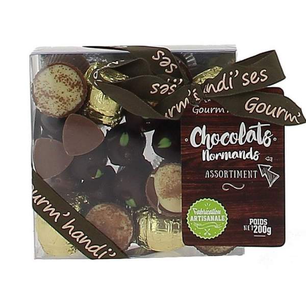 Assortiment de chocolats normands Gourm'handi'ses 200g