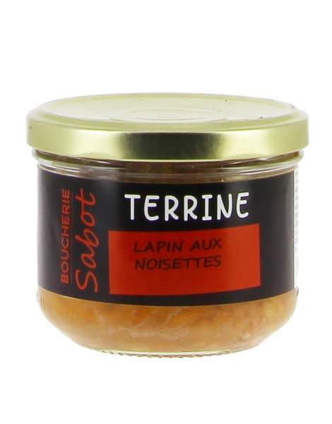 Terrine de lapin aux noisettes Sabot 180g