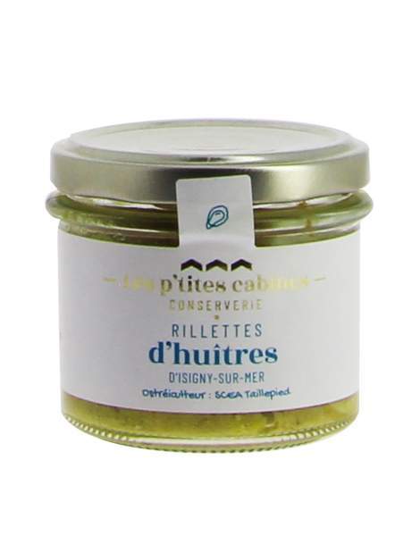 Rillettes d'huitre d'Isigny sur mer- Les p'tites cabines 90g