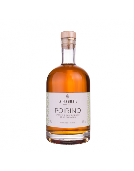 Poirino - Liqueur de Calvados à la poire - Domaine de la Flaguerie 50cl 15%