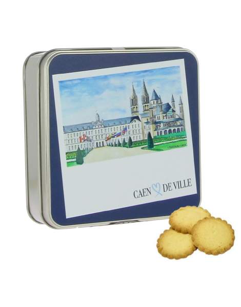 Sablés et boîte illustrée "Caen Coeur de ville" 120g