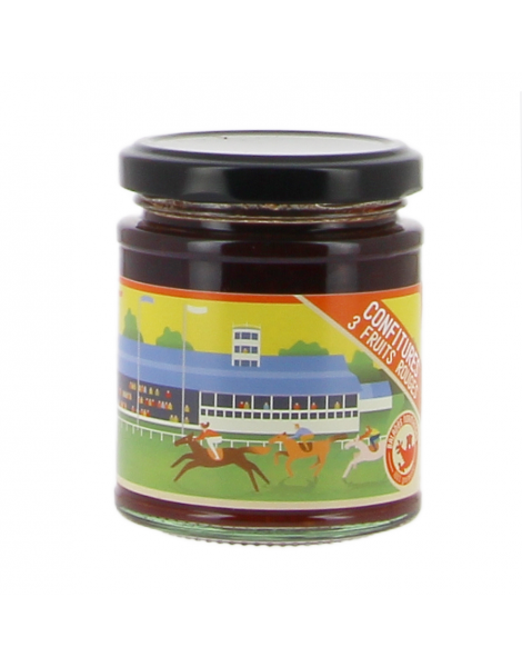 Confiture 3 fruits rouges 180g Balades normandes