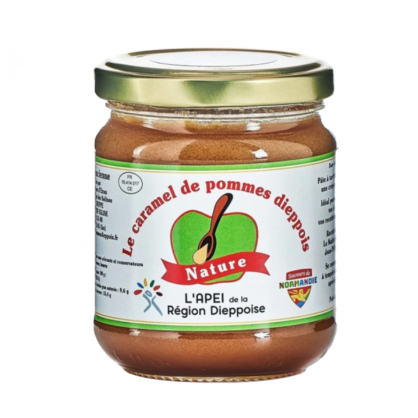 Caramel de pommes dieppois nature Les ateliers d'Etran 230g