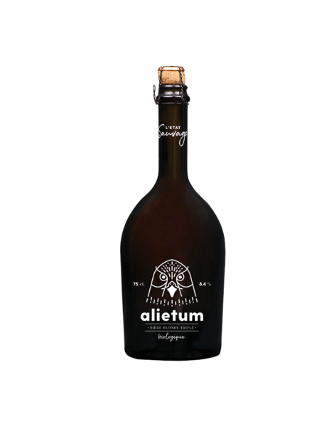 Bière triple gamme Etat sauvage "Alietum" brasserie de Sutter 75cl 8.4%