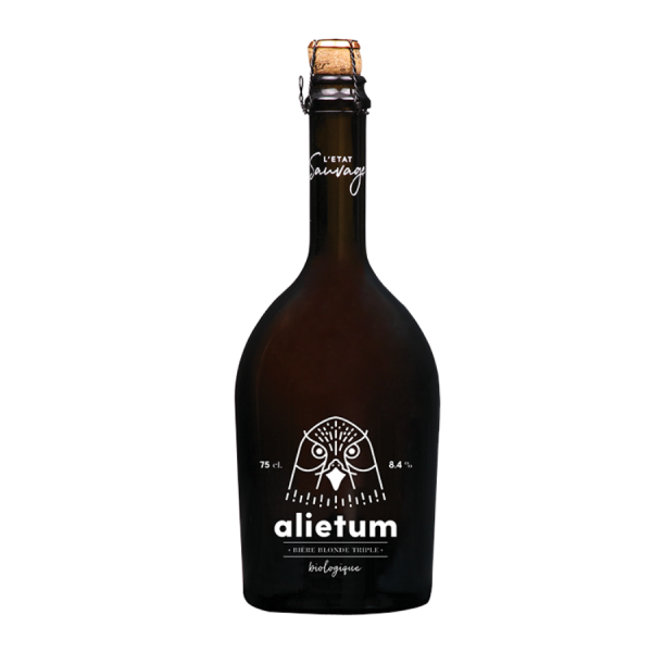 Bière triple gamme Etat sauvage "Alietum" brasserie de Sutter 75cl 8.4%