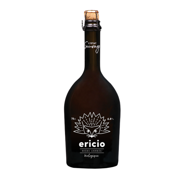 Bière ambrée gamme Etat Sauvage "Ericio" 75cl 6.8%