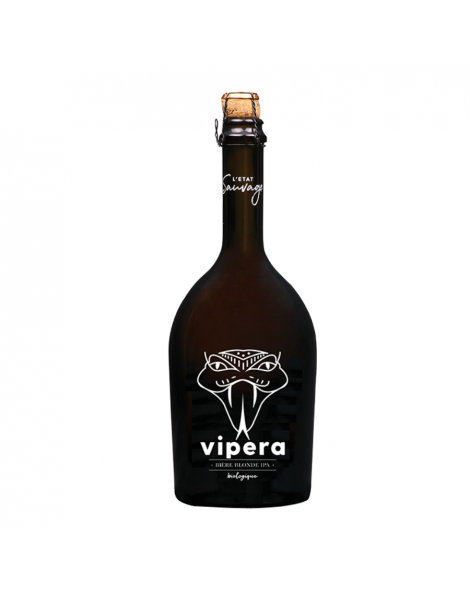 Bière blonde IPA gamme Etat Sauvage "Vipera" Brasserie De Sutter 75cl 5.8%