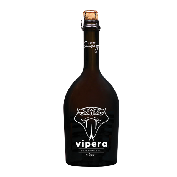 Bière blonde IPA gamme Etat Sauvage "Vipera" Brasserie De Sutter 75cl 5.8%