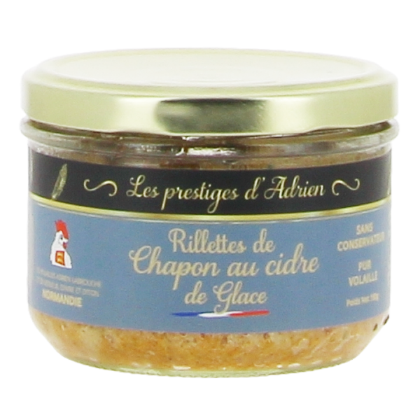 Rillettes de chapon au cidre de glace Adrien & Cie 180g