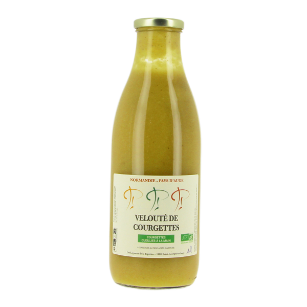 Velouté de courgettes bio 1L Les légumes de la Bigotière