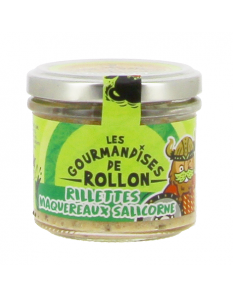 Rillettes de maquereaux salicorne Gourmandises de Rollon 100g