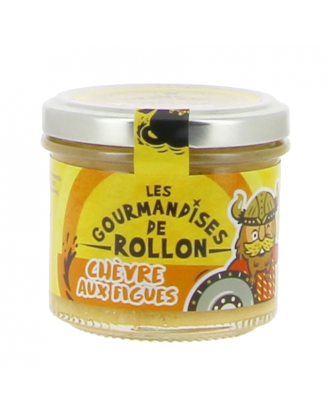 Chèvre figues Gourmandises de Rollon 100g