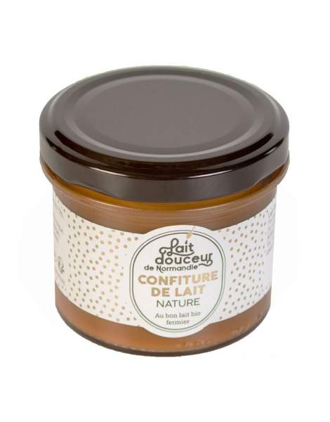 Confiture de lait nature 120g - ferme d'Auréville