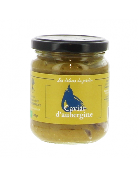 Caviar d'aubergines Les jardins du CEP 200g