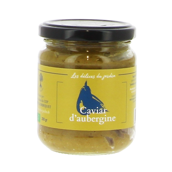 Caviar d'aubergines Les jardins du CEP 200g