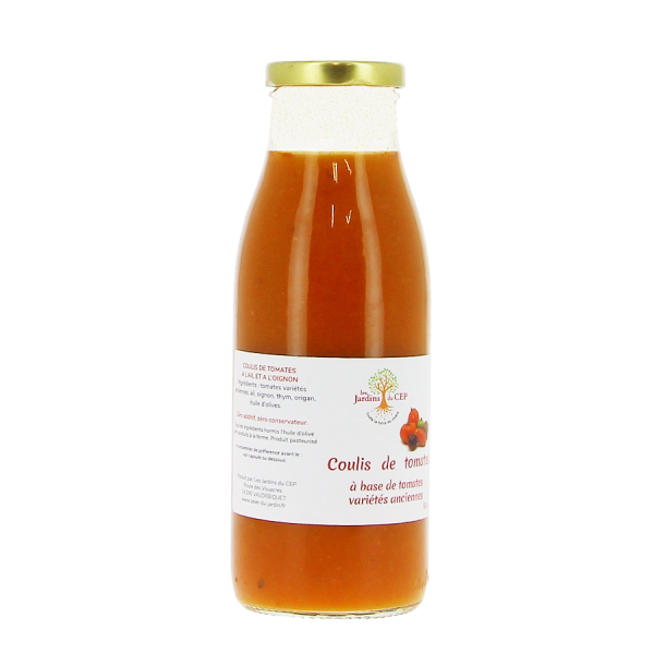 Coulis de tomate Les jardins du CEP 50cl