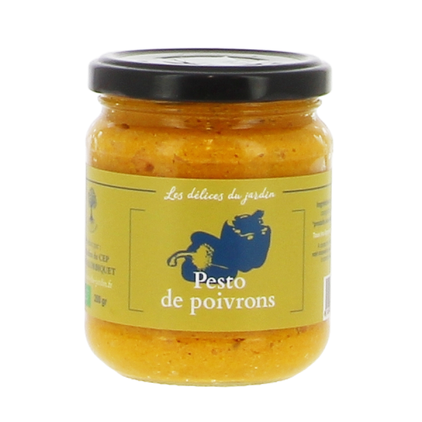 Pesto de poivrons Les jardins du CEP 200g