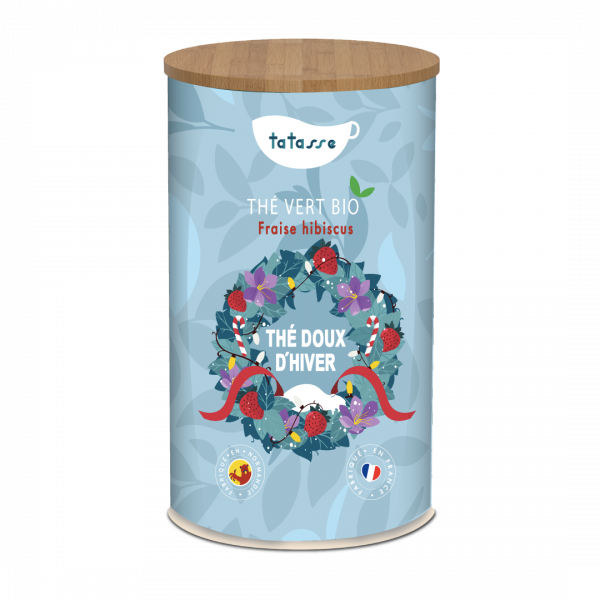 Tisane fruitée bio fraise hibiscus - Thé doux d'hiver