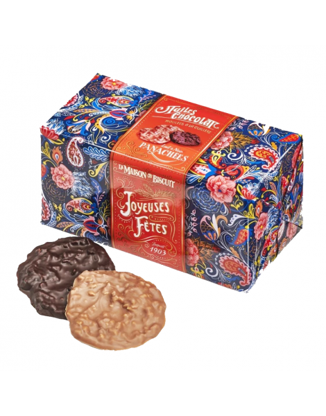 Tuiles 2 chocolats 170g - Maison du biscuit