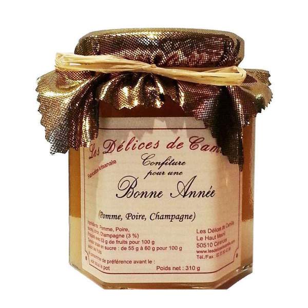 Confiture de Bonne Année 310g Les délices de Camille