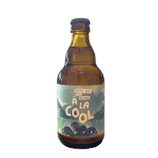 Bouteille bière sans alcool bio Les alcools à Papa 33cl 0,3%