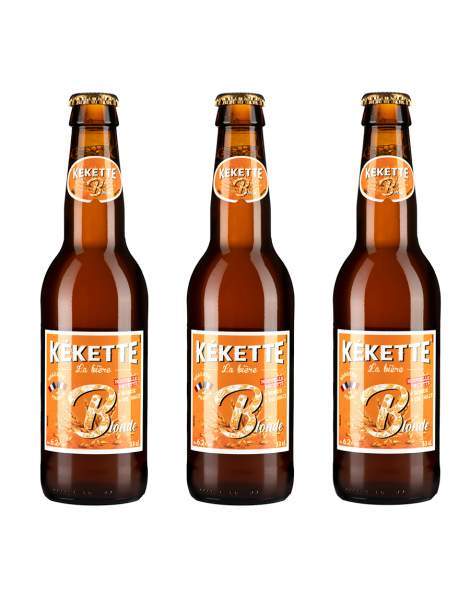 Kékette bière blonde 6.2° 33cl par 3