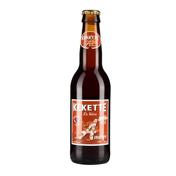 Kékette bière ambrée 6.9° 33cl par 6