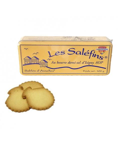 Saléfins boîte métal 400g Sablés d'Asnelles