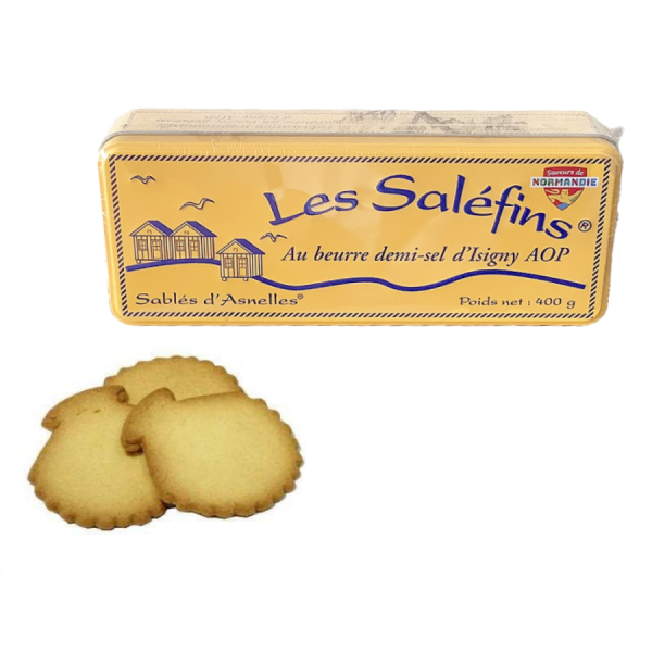 Saléfins boîte métal 400g Sablés d'Asnelles