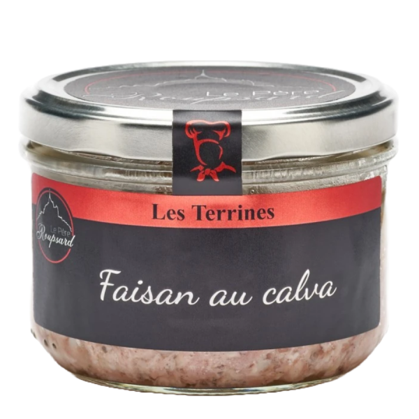 Terrine de faisan au Calvados Roupsard 180g