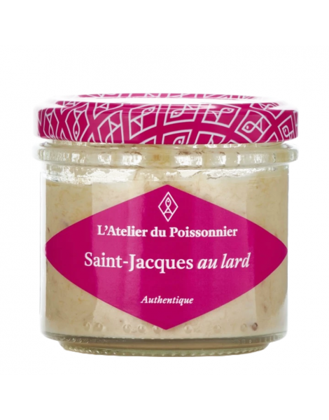 Rillettes saint Jacques au Lard 90g