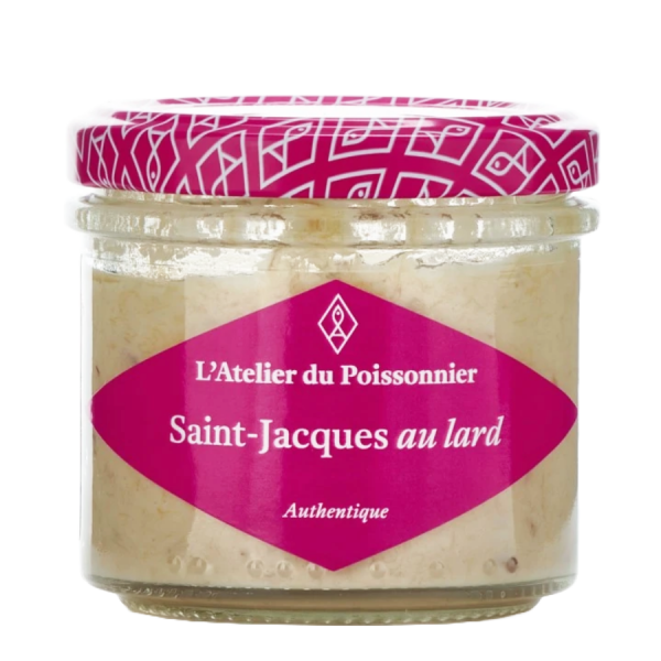 Rillettes saint Jacques au Lard 90g