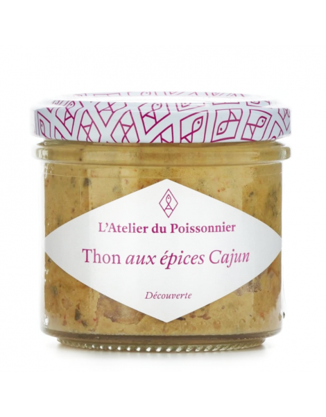 Rillettes de thon aux épices cajun 90g