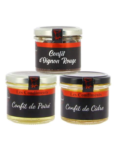 Assortiment de confits 3x100g Père Roupsard