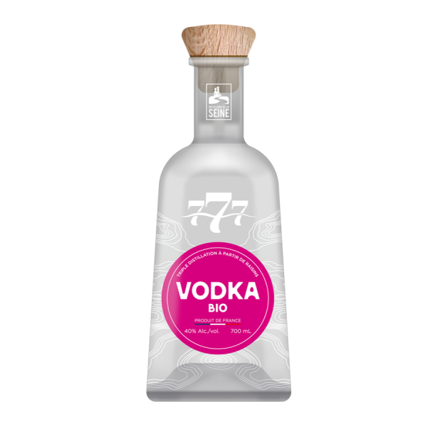 Vodka de raisins bio 777 Distillerie de la Seine 70cl 40%