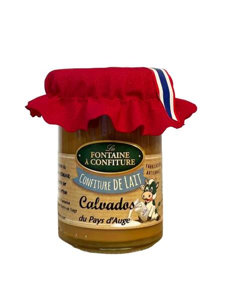 Confiture de lait au calvados 230g La Fontaine à Confiture