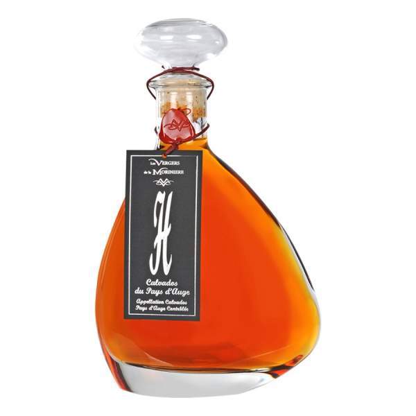 Carafe Calvados millésime 2002 H Argent La Morinière