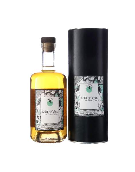 Cocktail Calvados basilic, menthe et concombre Domaine des 5D 50cl 22%